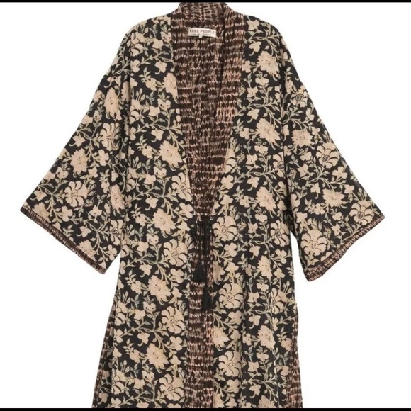 Free People Floral Kimono - Picture 1 of 3